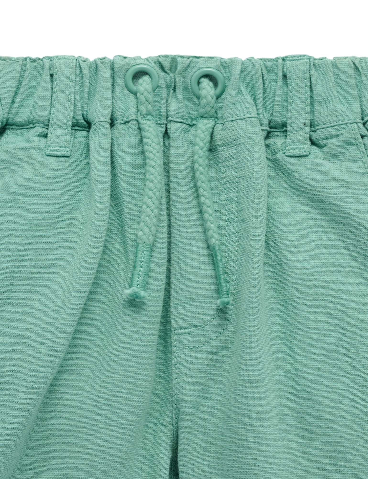 Linen Blend Shorts