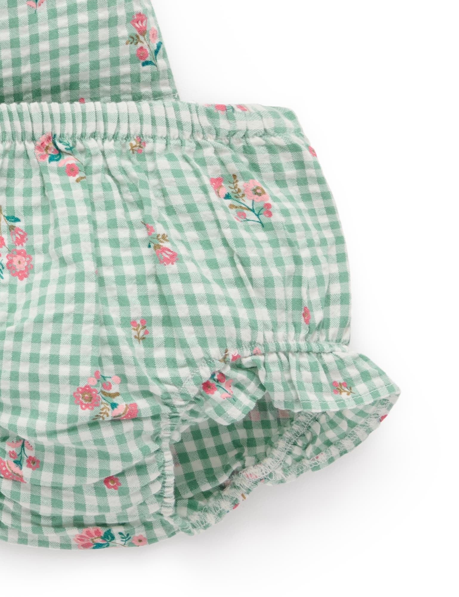 Frida Gingham Bloomer Set