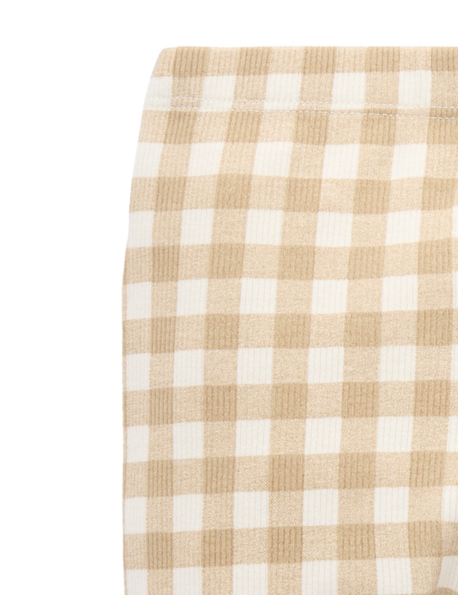 Gingham Rib Leggings