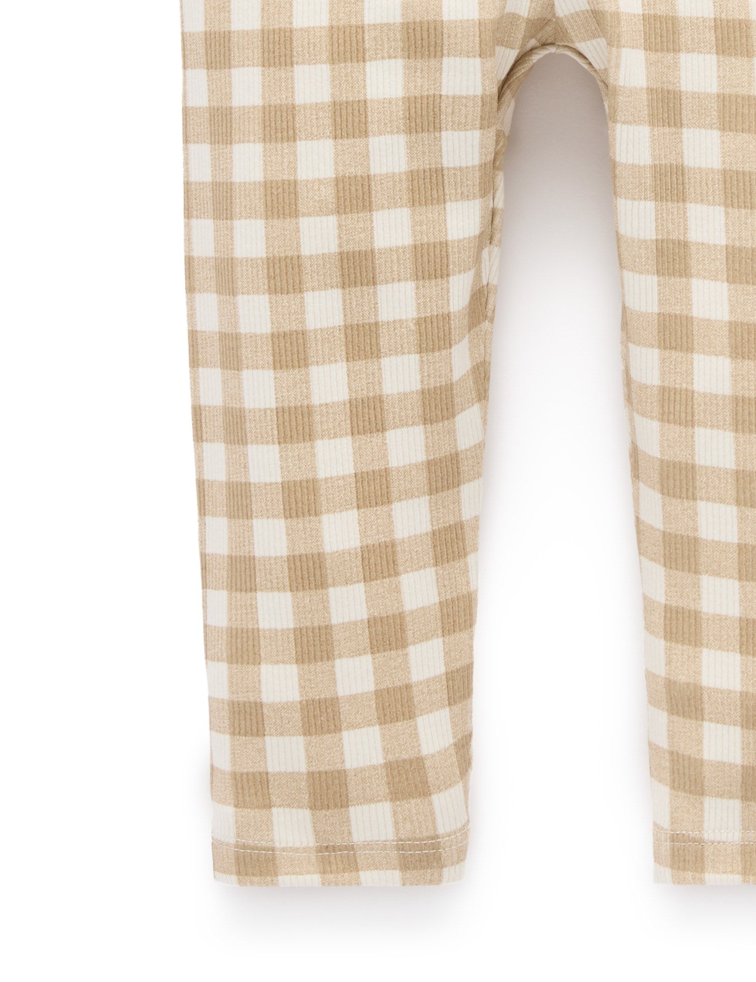 Gingham Rib Leggings