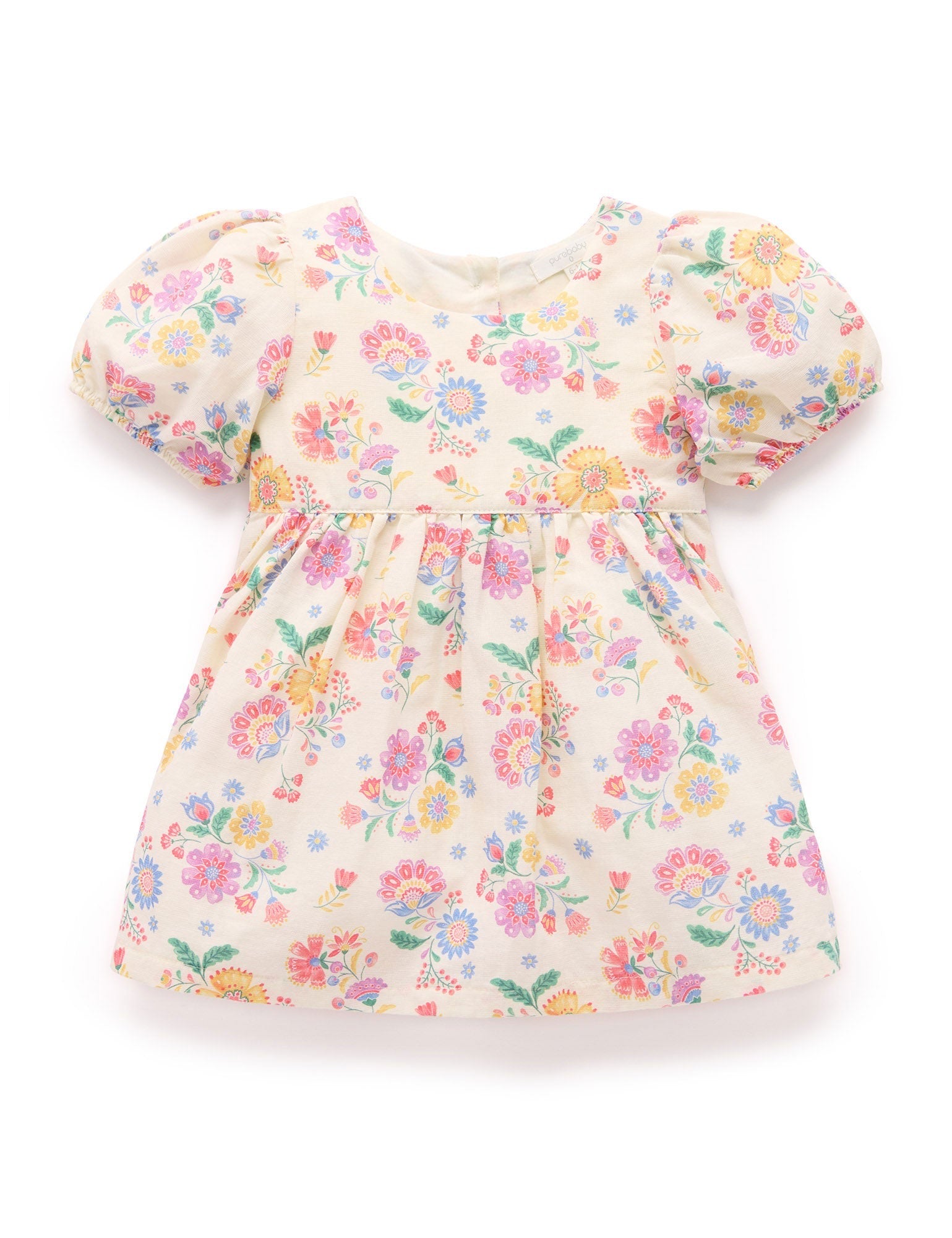 Floral Linen Blend Dress