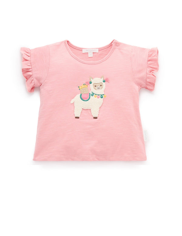 Llama Ruffle Tee