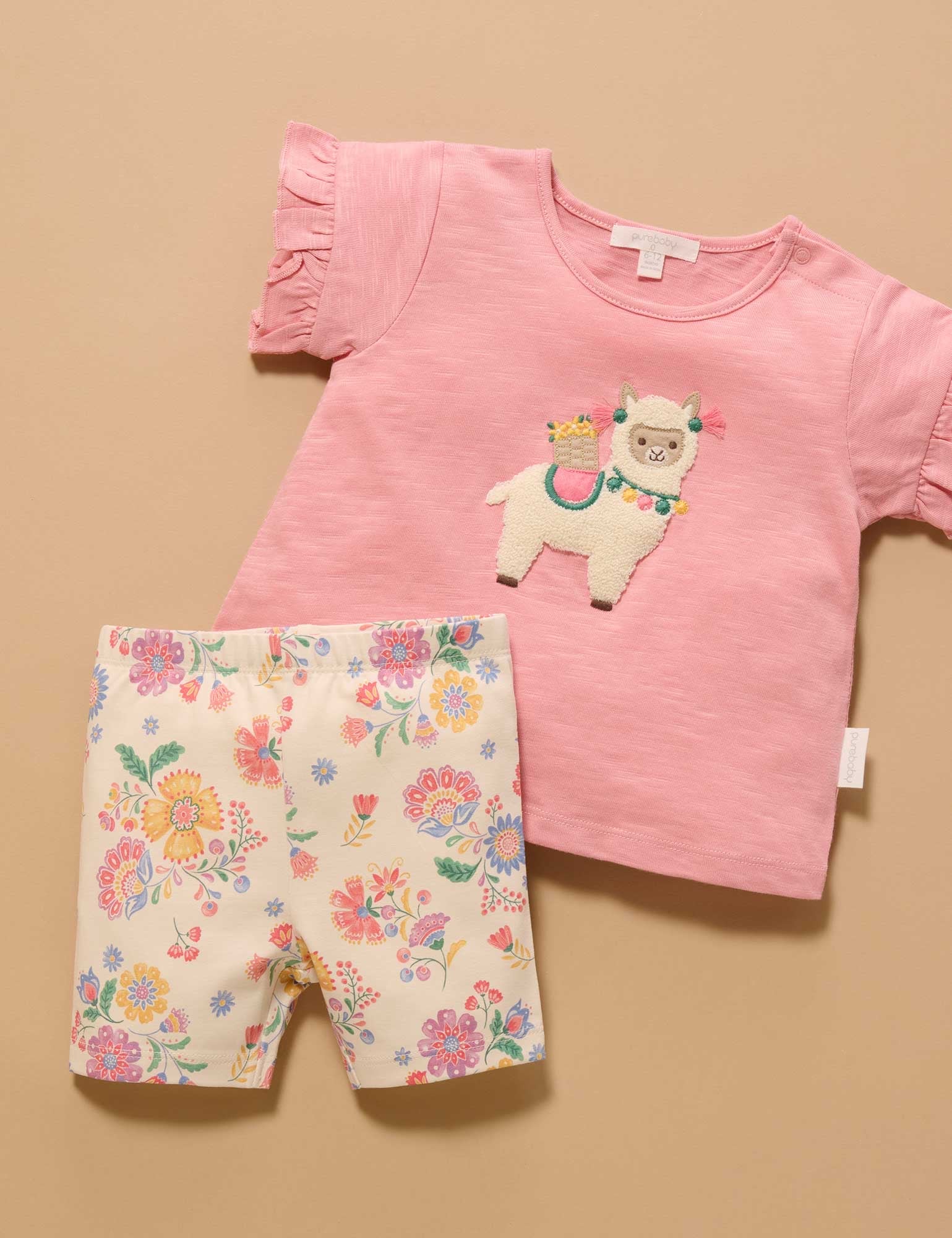 Llama Ruffle Tee