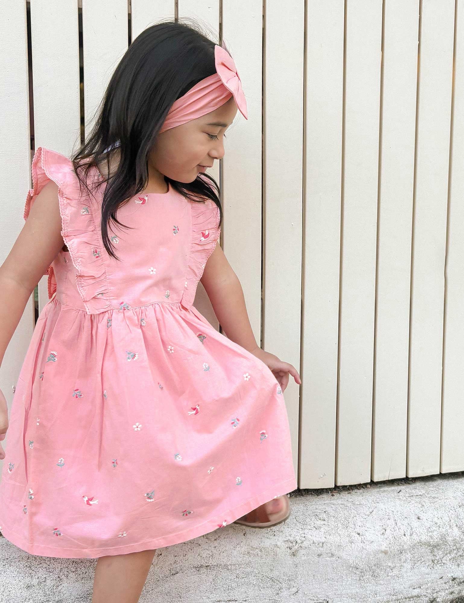 Swallow Broderie Dress
