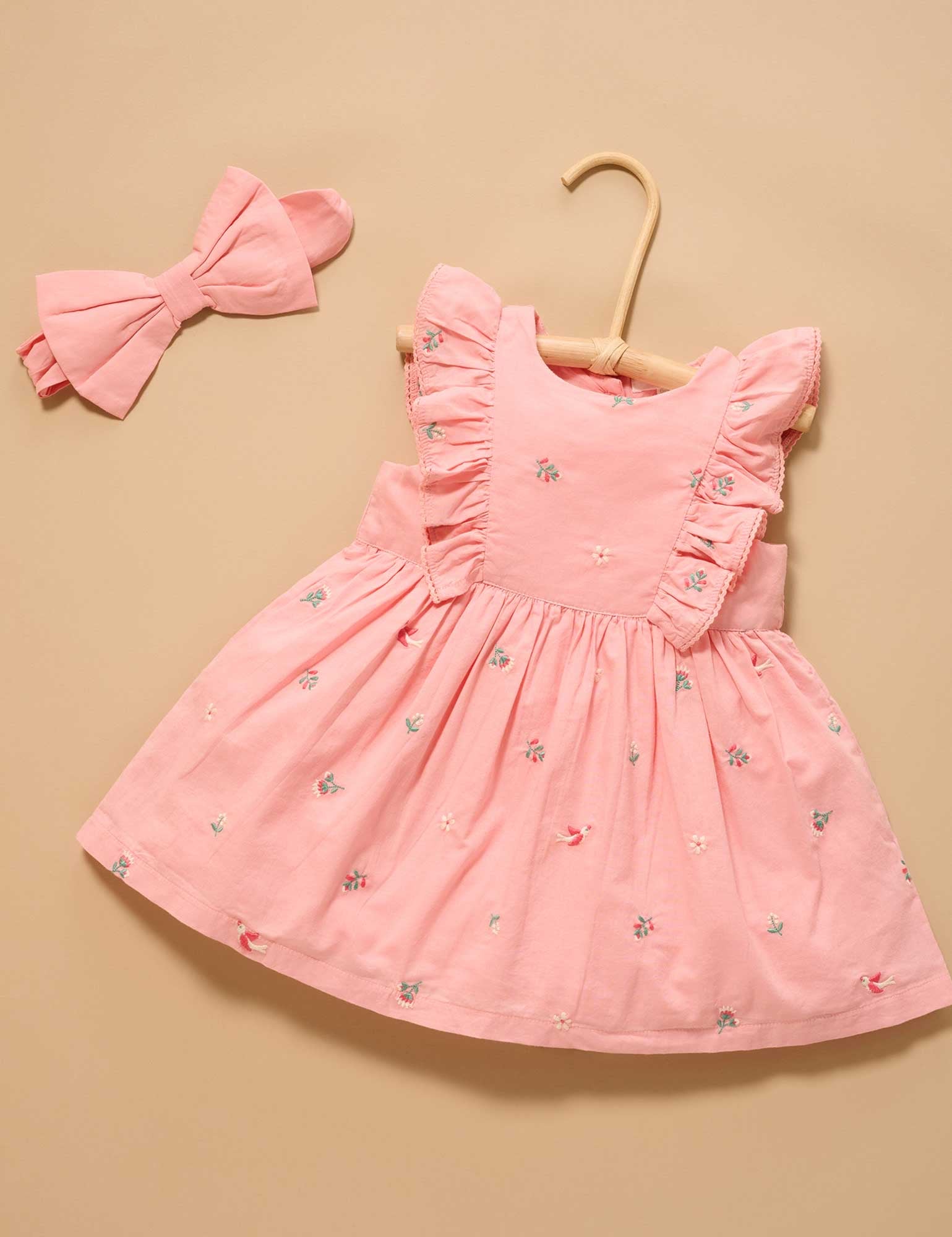 Swallow Broderie Dress