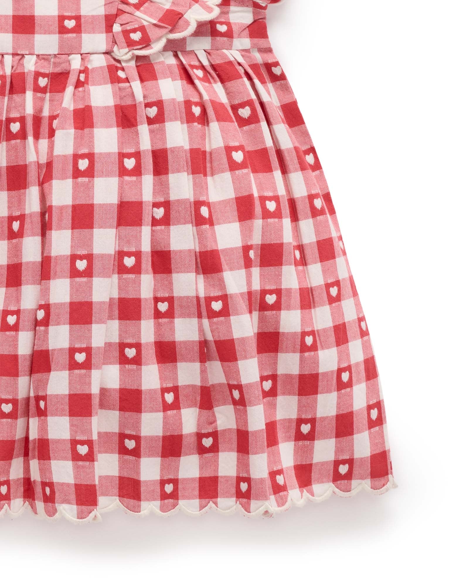 Heart Gingham Dress