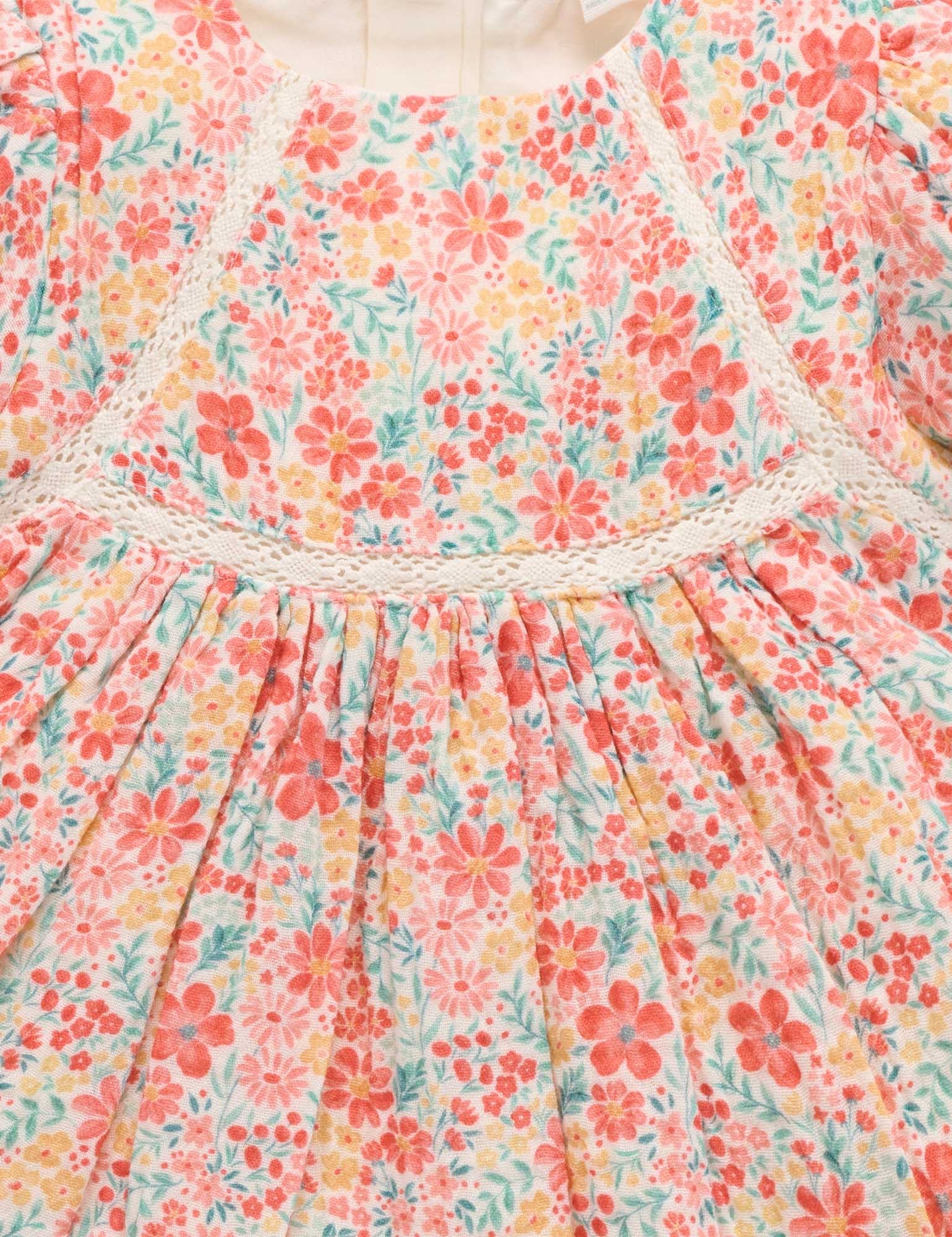Festive Floral Dress
