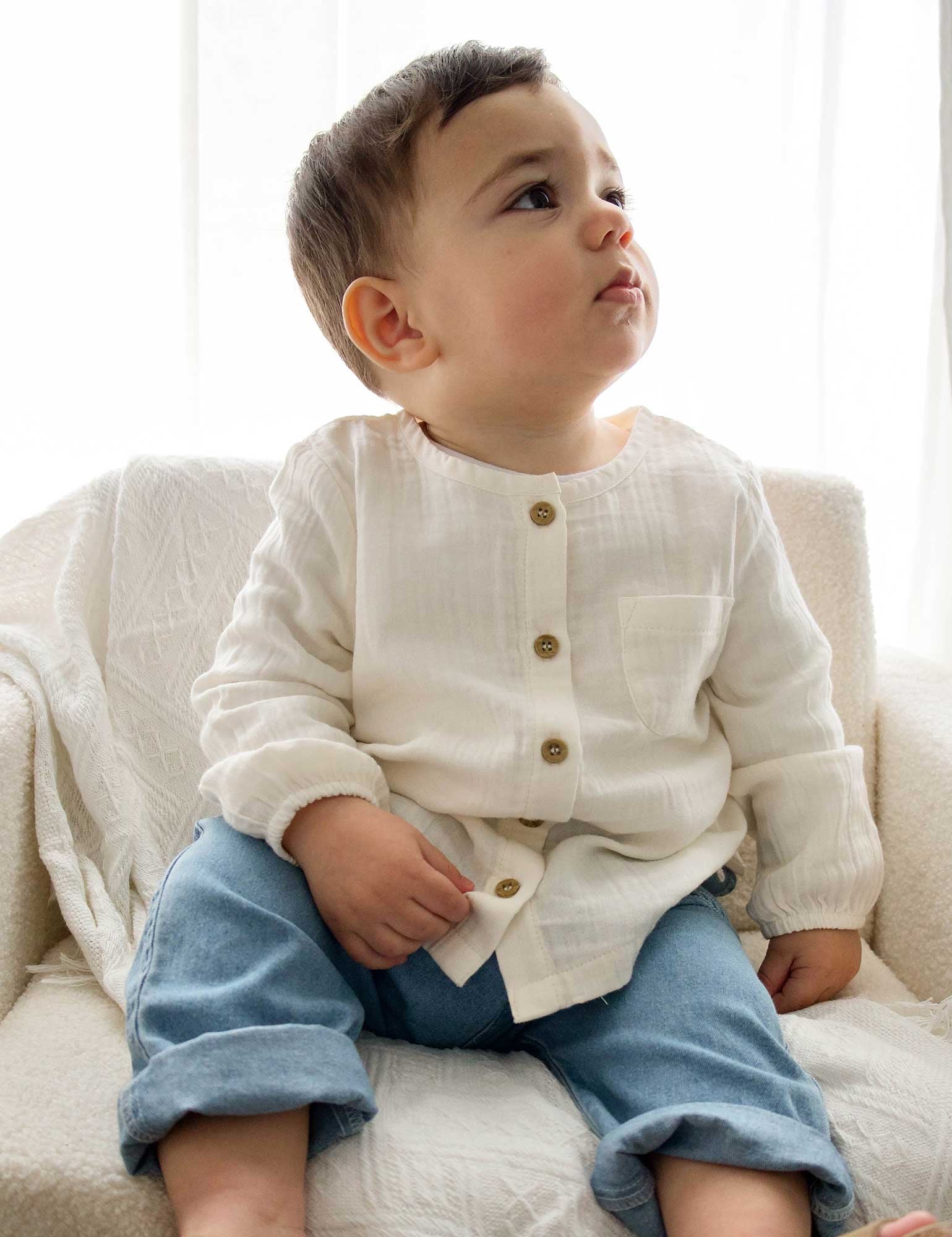 Chambray Pants