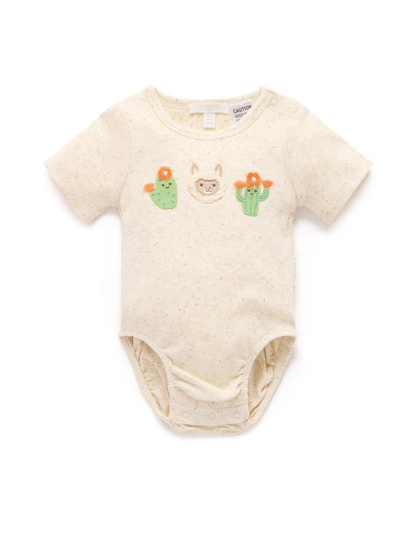 Llama Applique Bodysuit