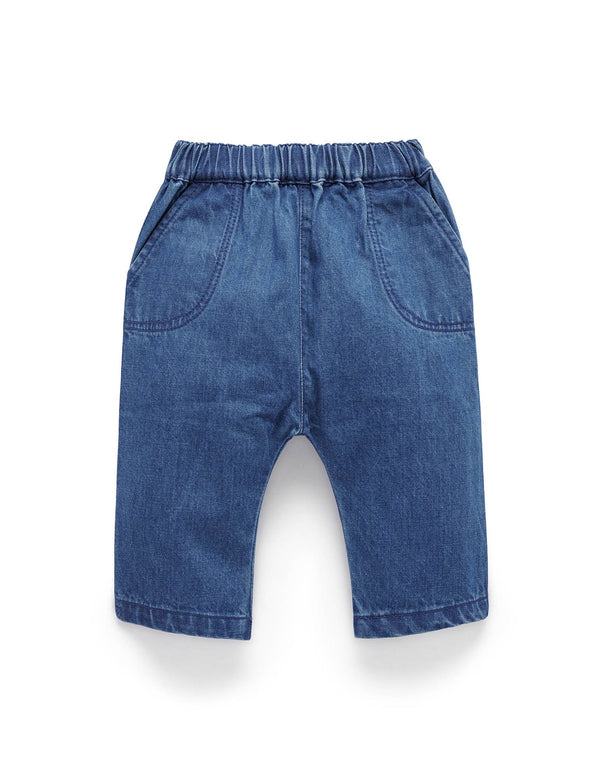 Slouchy Chambray Pants